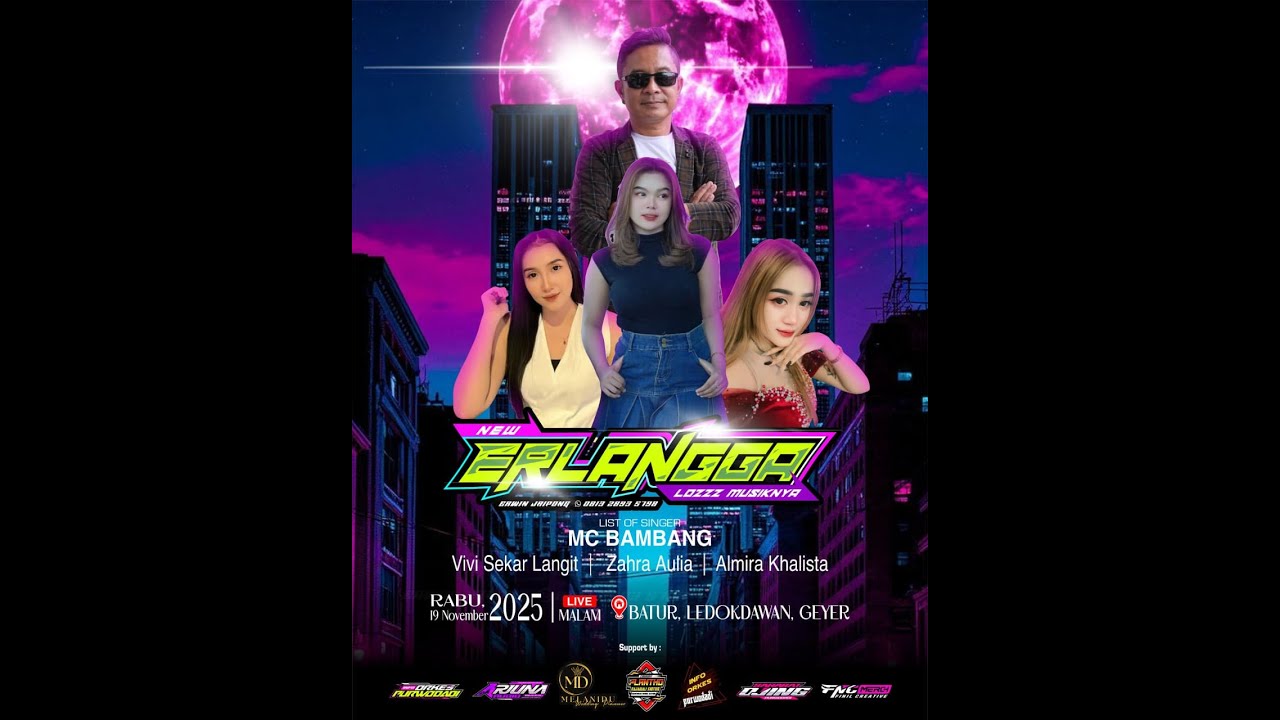 Live music ERLANGGA .. Pimp erwin Jaipong. ARJUNA soundsystem