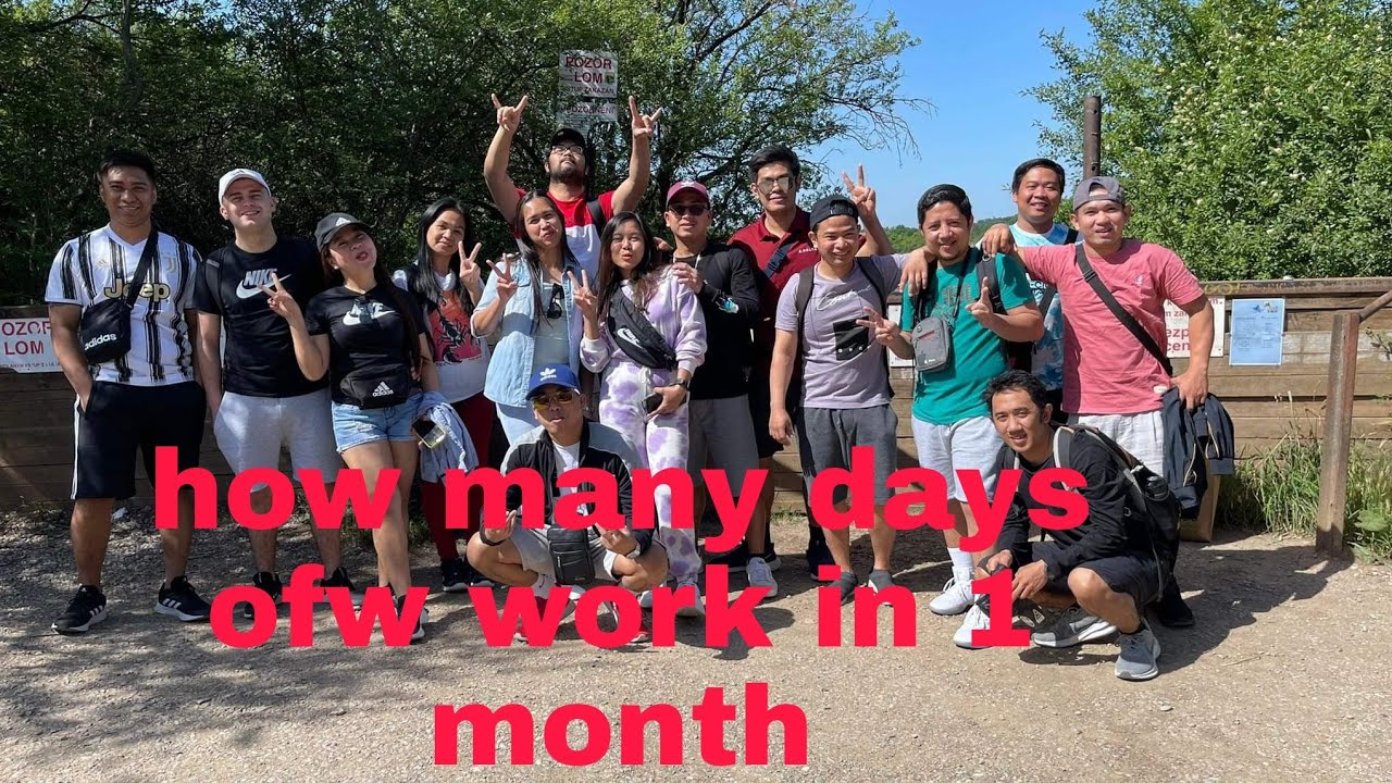 ilang araw pasok namin sa isang buwan d2 sa czech republic
