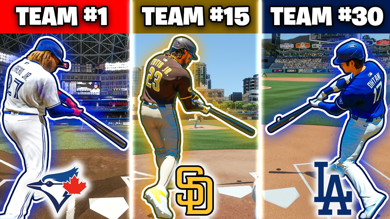 Хоум-ран с ЛУЧШИМ игроком в КАЖДОЙ команде в MLB The Show 26!