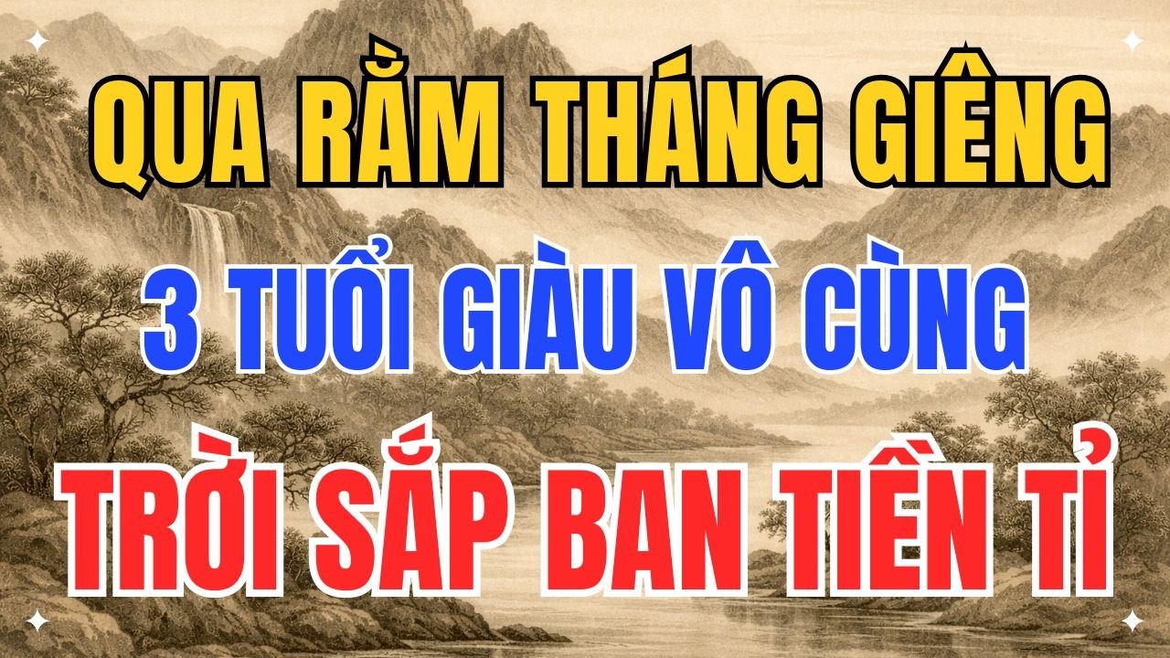 Qua Rằm Tháng Giêng: 3 Tuổi Này Được Trời Mở Kho Tiền, Sai Một Bước Là Mất Lộc Cả Năm