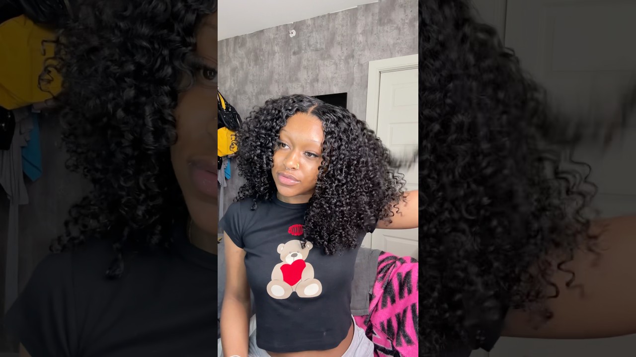 Love this cutting technique! #curlycut #haircut #layers #layering #wig #curlyhair #hairtutorial
