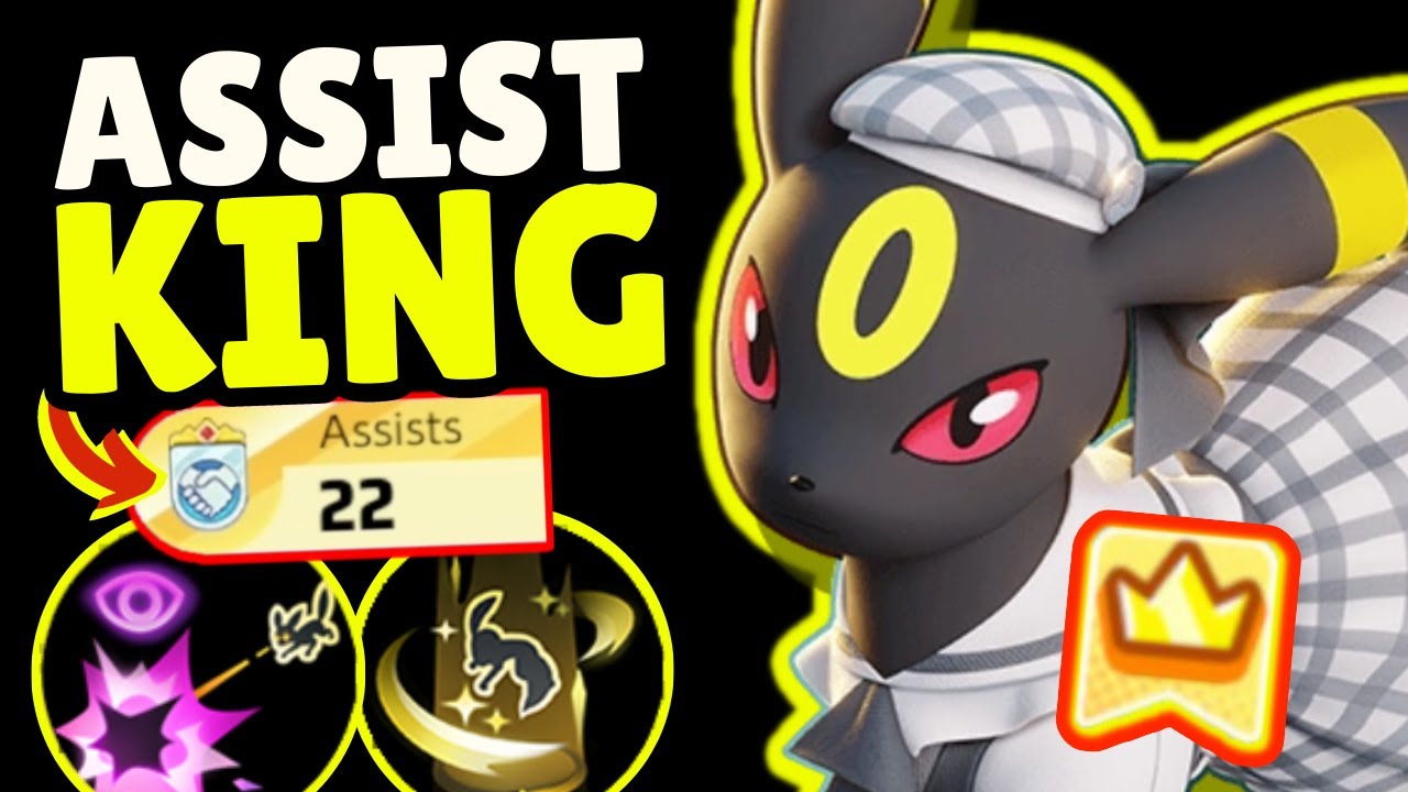 Use This TANK UMBREON BUILD to be THE ASSIST KING! | Pokemon Unite