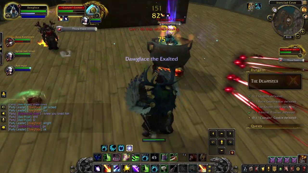 Ruining cookie withen 10 seconds at level. BFA 8.1 balance druid