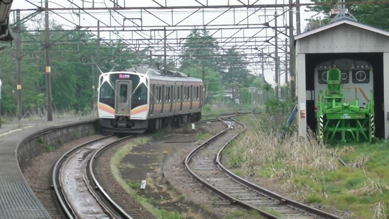 [接近メロディ]JR上越線 小千谷駅（水上方面）「エリーゼのために」＜普通列車＞