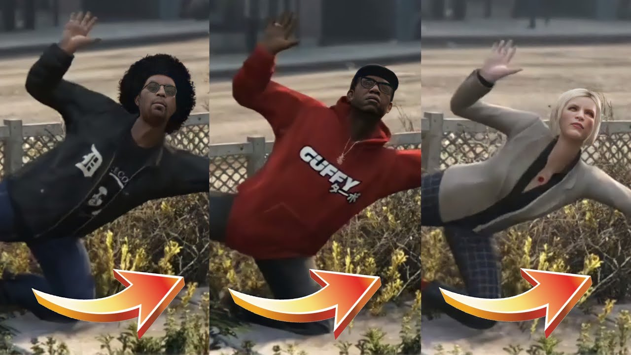 Every GTA Online Character Tripping