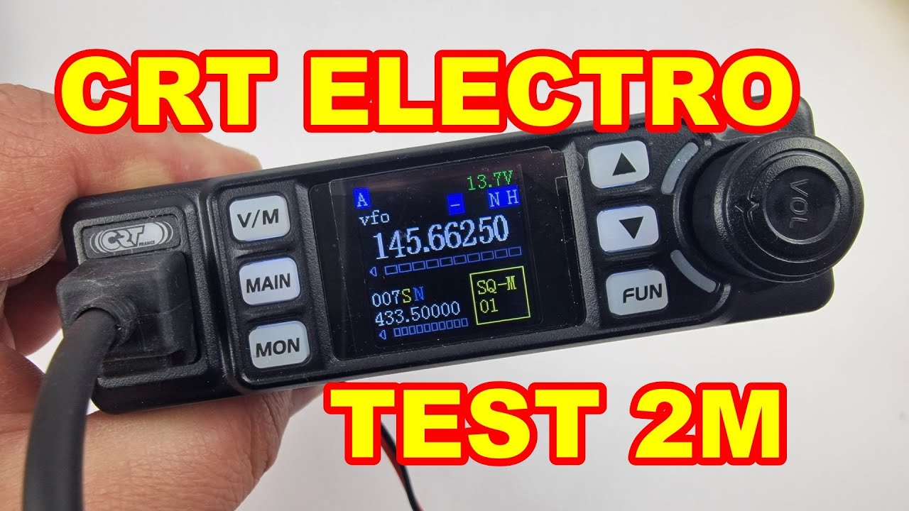 CRT Electro Test czułości odbiornika w paśmie 2 metry Zapraszam