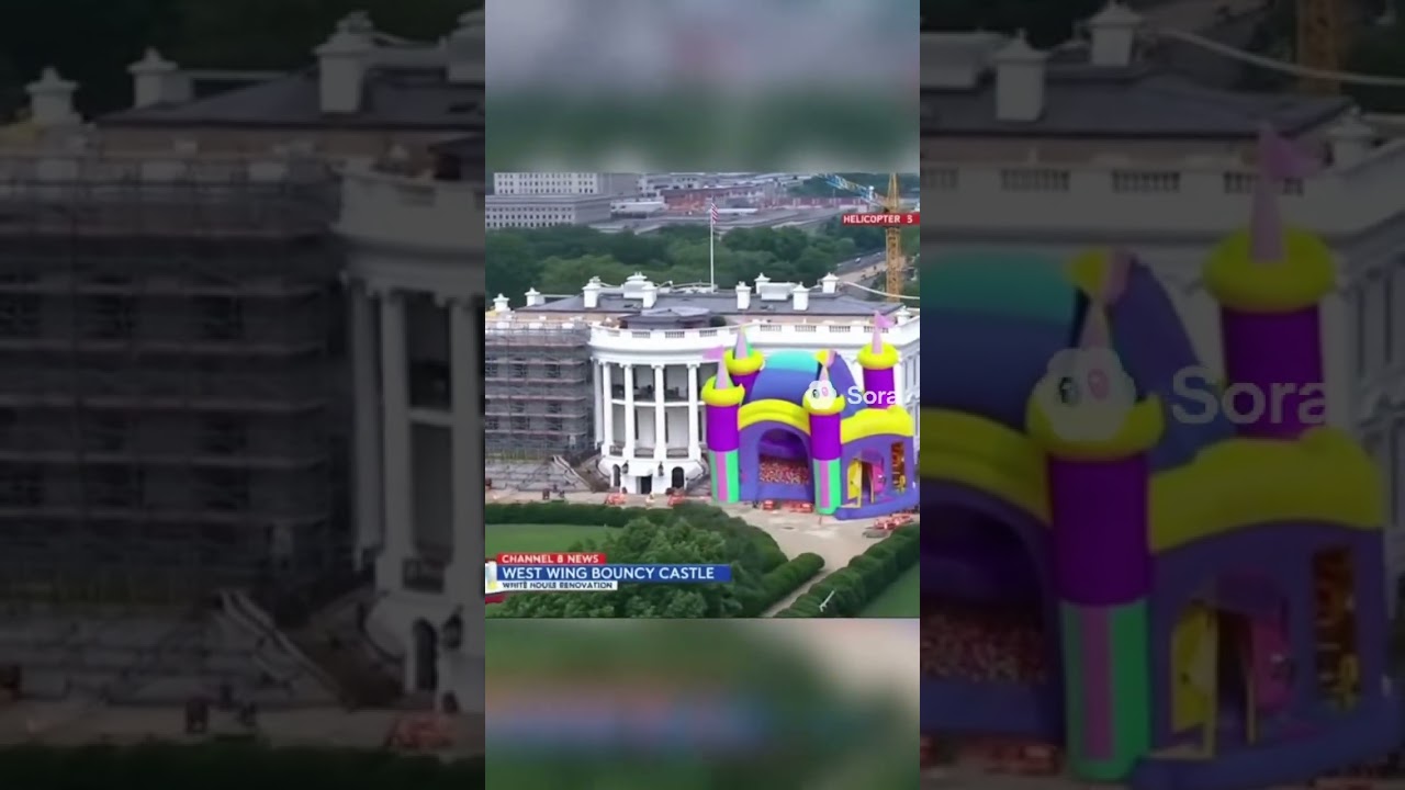 The Whitehouse in full renovation
