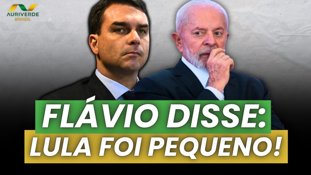 Flávio Bolsonaro critica ausência de Lula em posse no Chile