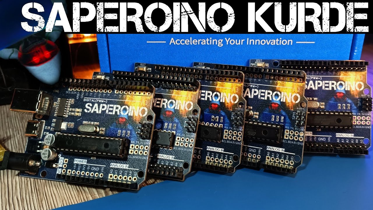 SAPEROINO UNO KURDE czyli jak zrobić i zamówić PCB z kolorowym nadrukiem w @JLCPCB