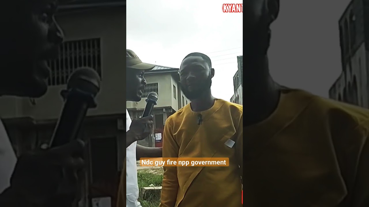 NDC guy fires current npp government #npp #politics @kyantengnews.com