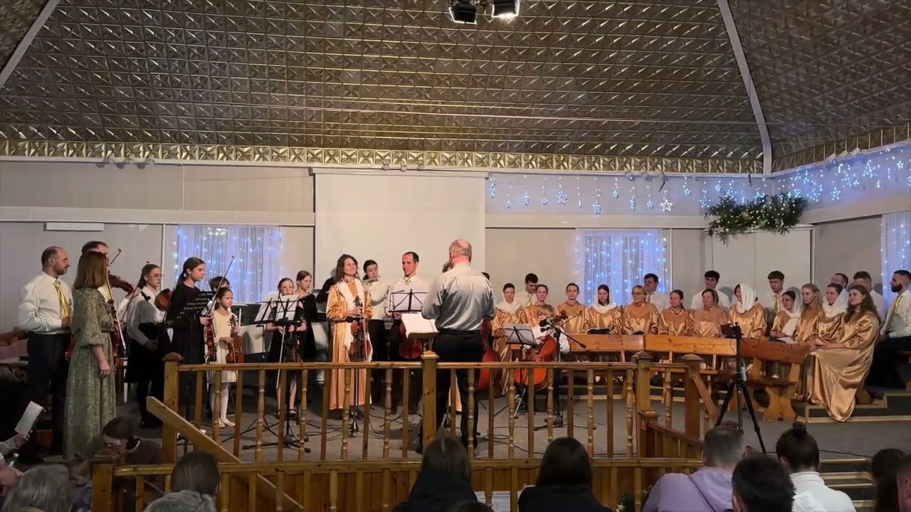 ПРИДИТЕ К МЛАДЕНЦУ / общее пение с оркестром