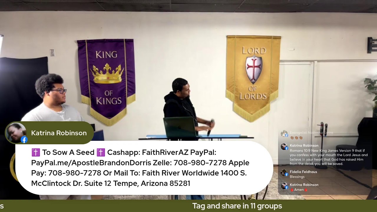 Dr. Brandon Dorris, D.Div. Lady V. Dorris  Faith River Worldwide