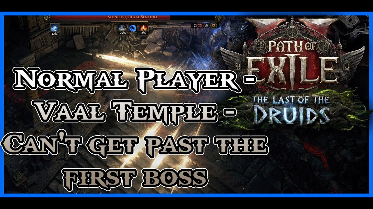Normal Player - Barely Beat First Boss - VaalTemple | Path of Exile 2