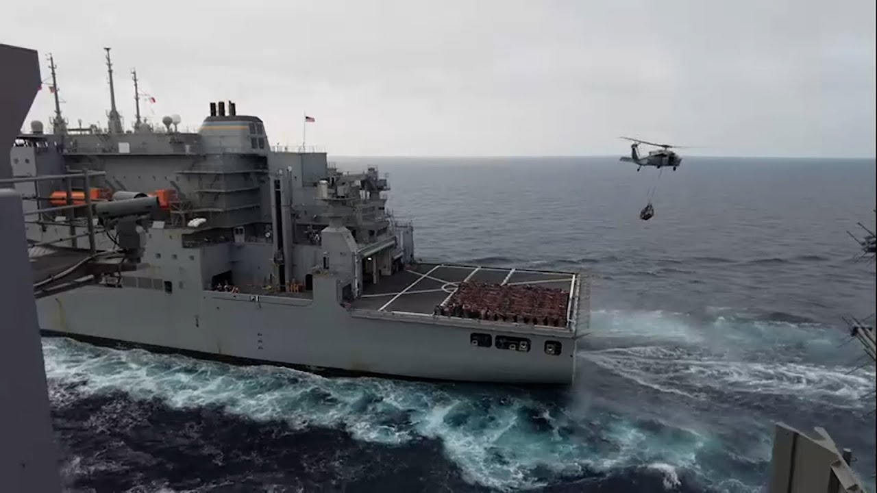 USS George H.W. Bush (CVN 77) Replenishment-at-sea