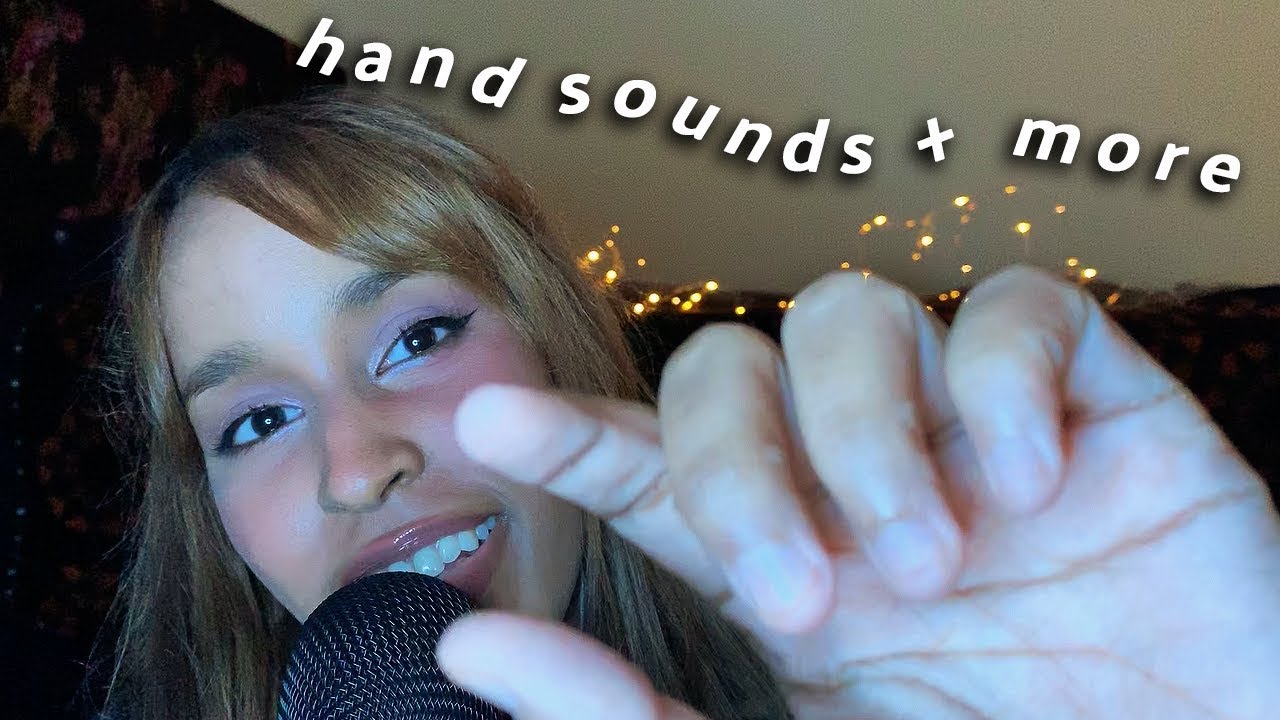 ASMR FAST HAND SOUNDS + MOUTH SOUNDS AND HAND MOVEMENTS