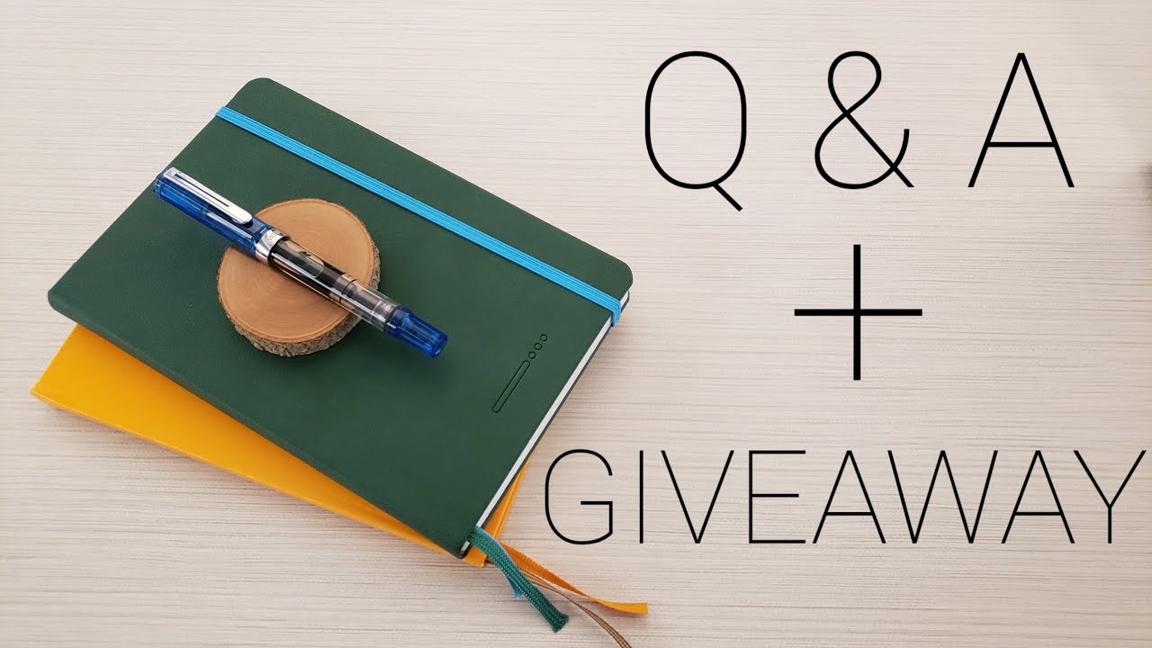 Fountain Pen Q & A Session & Giveaway!