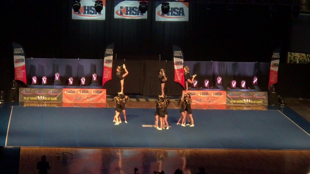 Farmington Varsity Cheer @ IHSA State 2018 (Day 2)
