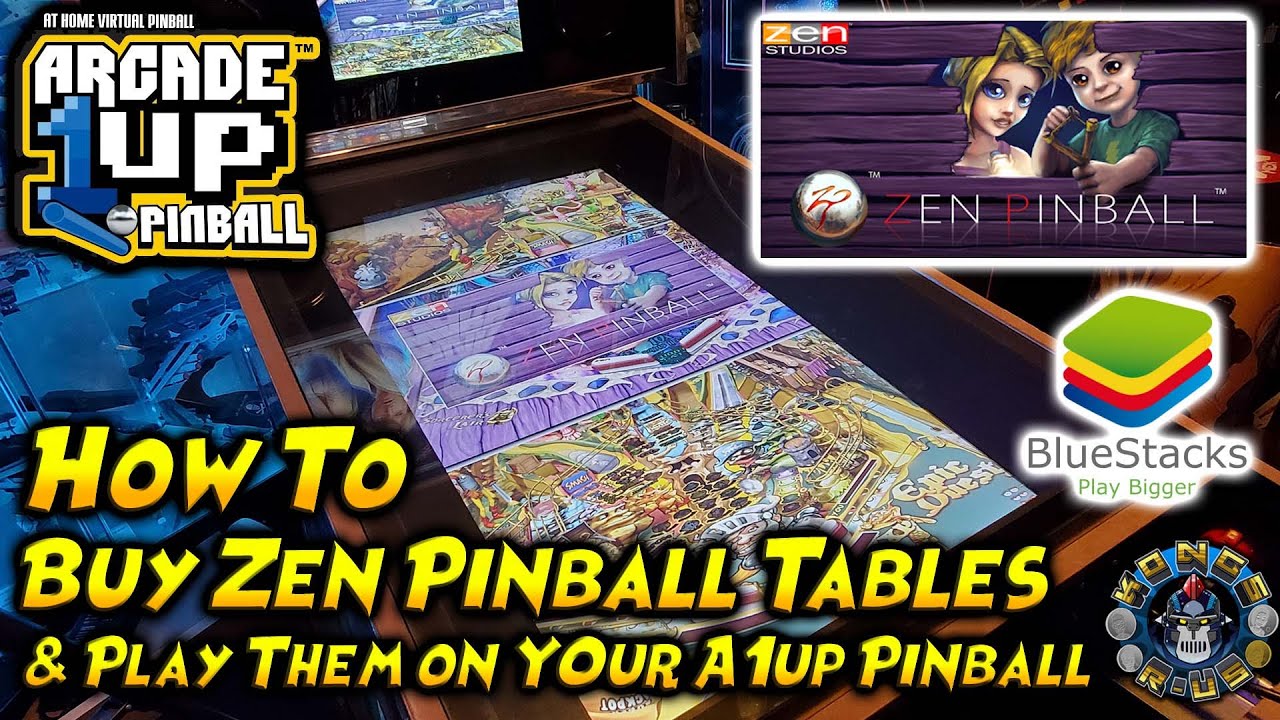 Arcade1Up Pinball Hack - How to Purchase/Add Zen Pinball Tables (BlueStacks) - Tutorial/Demo