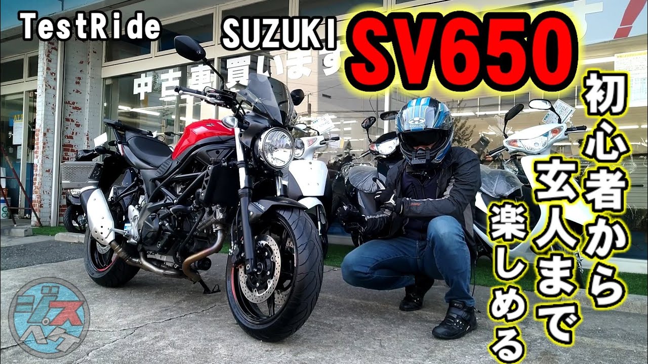 【試乗】SUZUKI SV650〜初心者から玄人まで楽しめる!〜Test Ride SUZUKI SV650