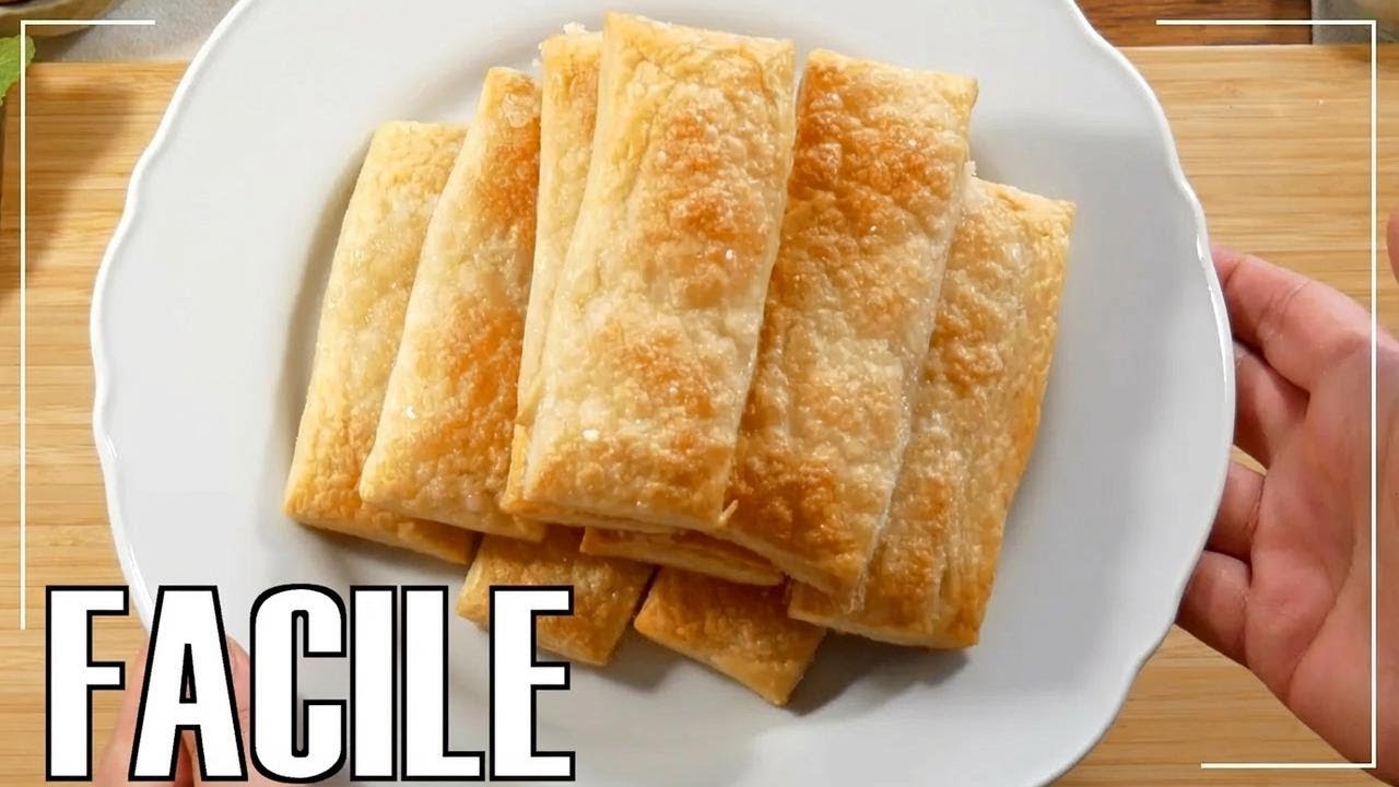 Feuilletés ultra faciles et gourmands : 3 ingrédients, prêts en 5 minutes !