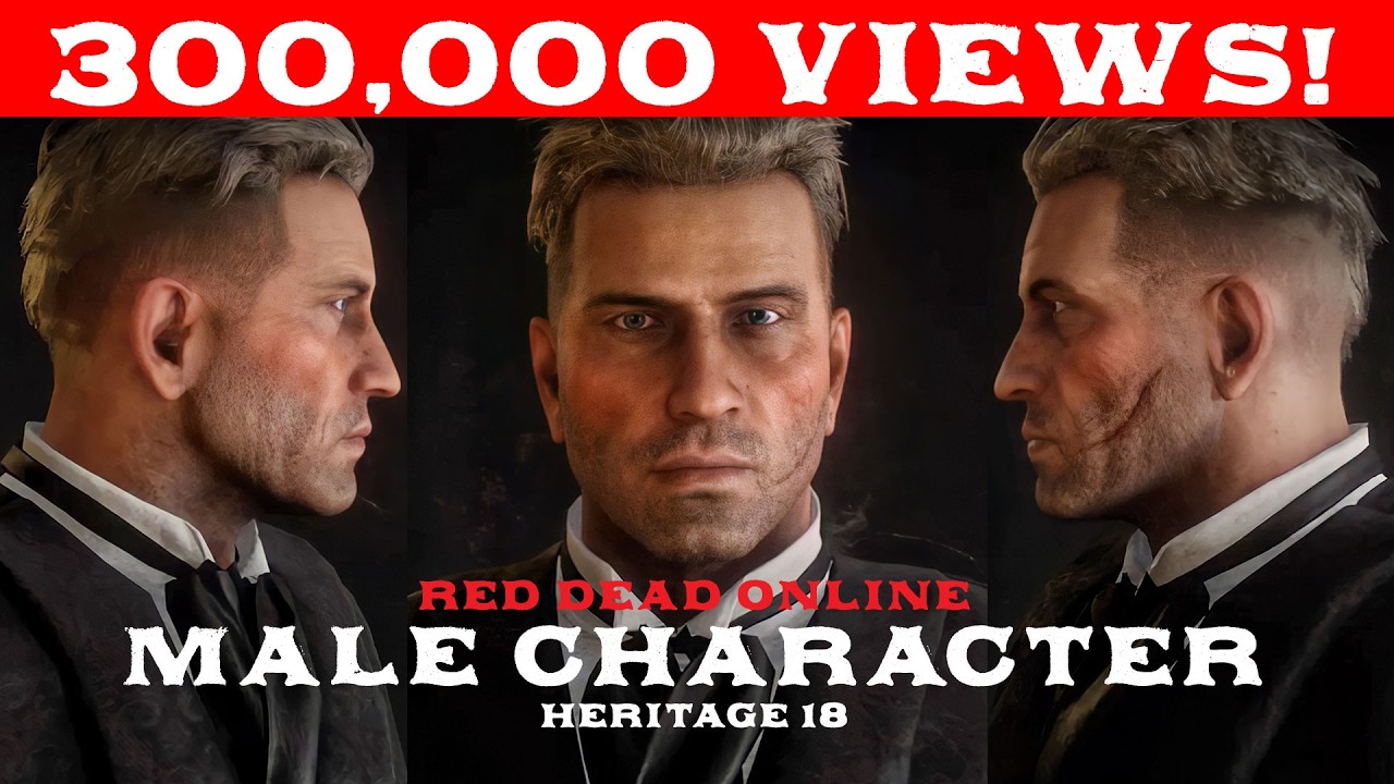 Red Dead Online: 45 year old Male character. Heritage 18