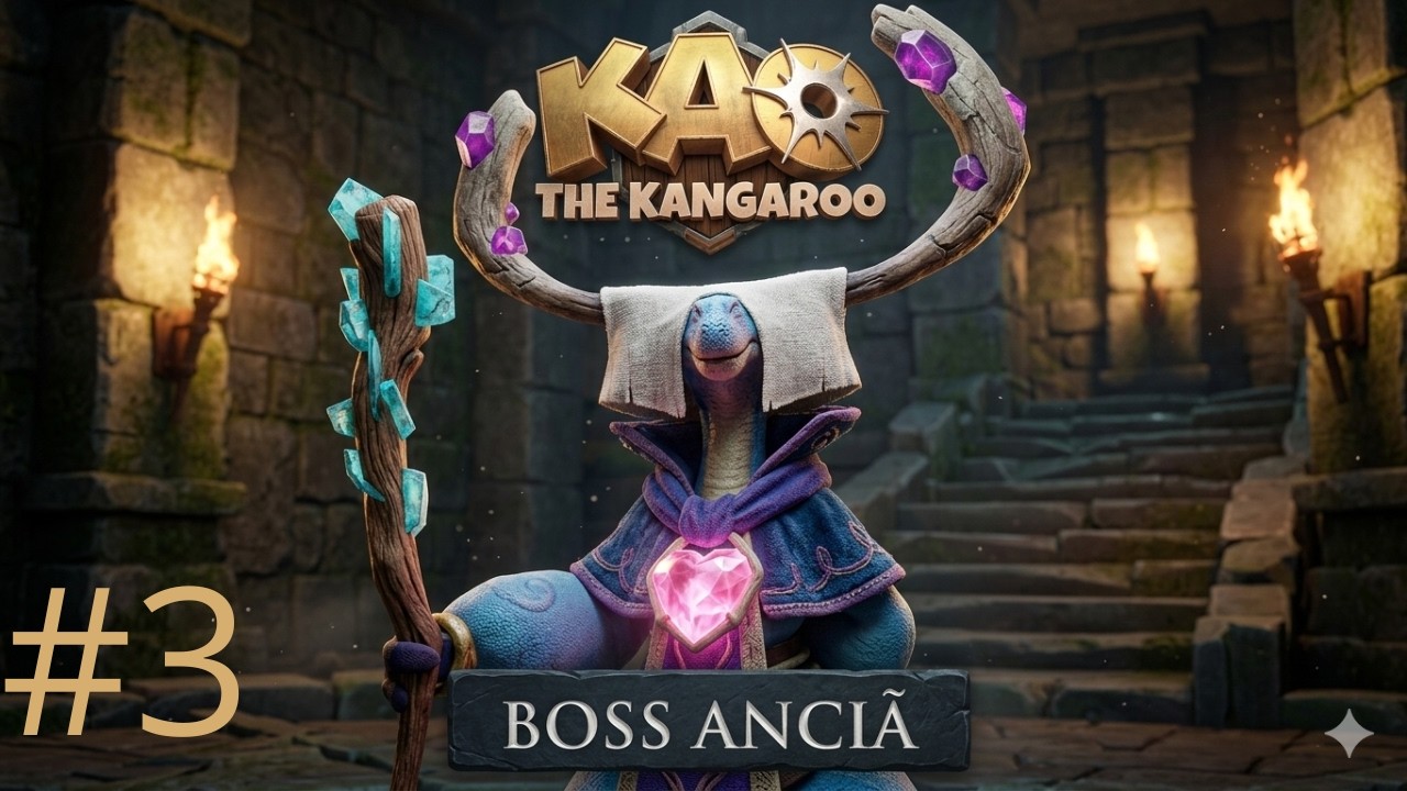 KAO THE KANGAROO - BOSS - A ANCIÂ -  [PC PLAYTHROUGH]