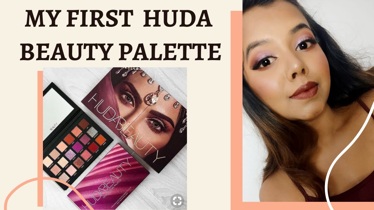 My First Expensive Huda Beauty Eyeshadow Palette | Desert Dusk | Experience