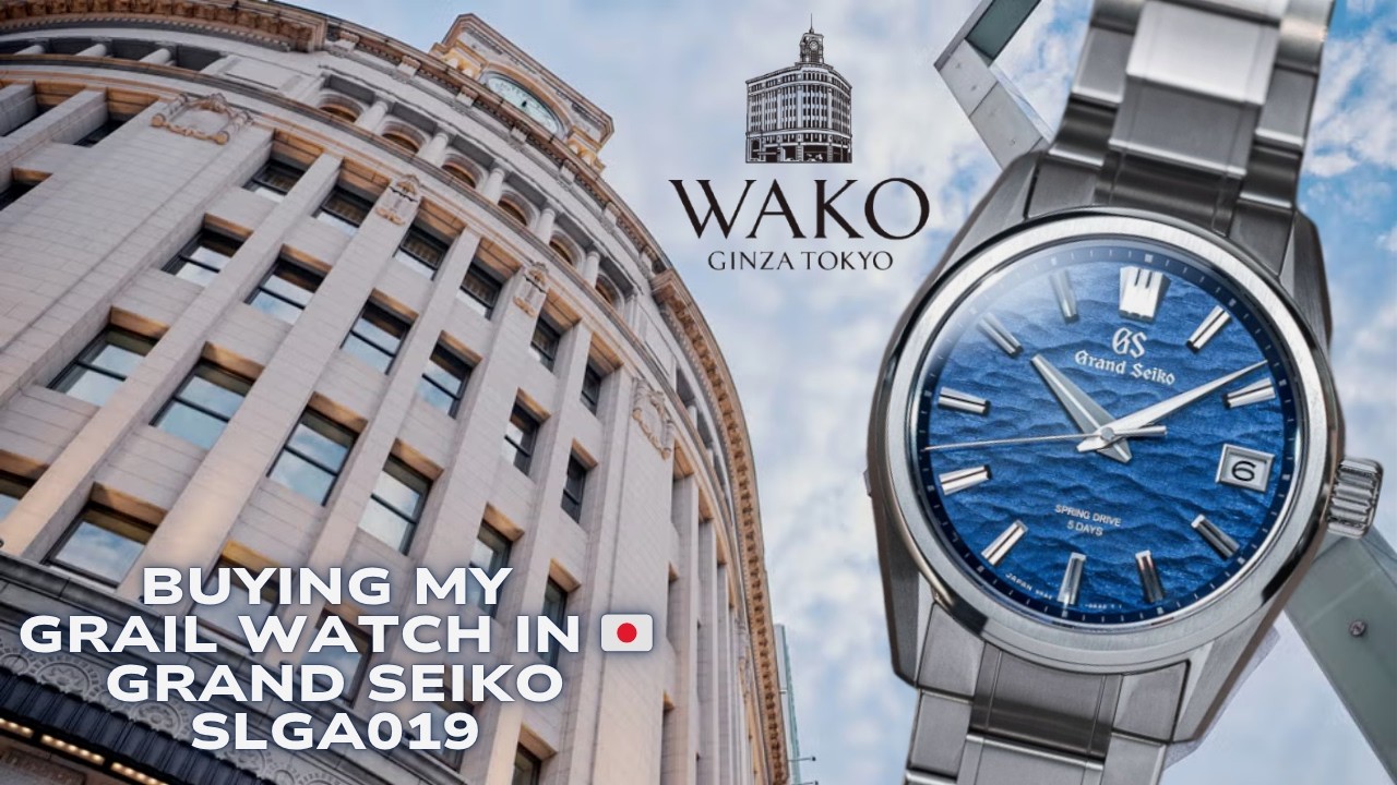 Buying My DREAM Grand Seiko at Wako Ginza 🇯🇵 | SLGA019 Lake Suwa!