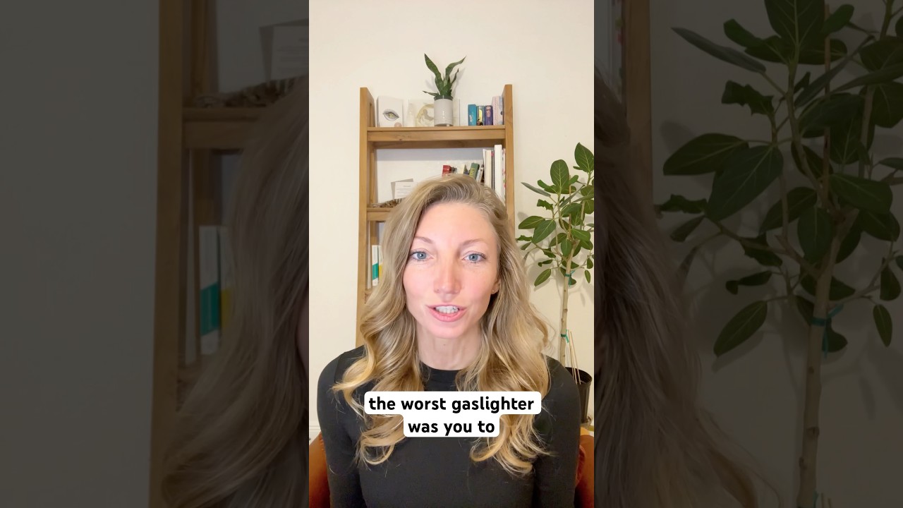 SELF GASLIGHTING  #gaslighting #relationshipadvice #selfimprovement #selflove #emotionalhealth