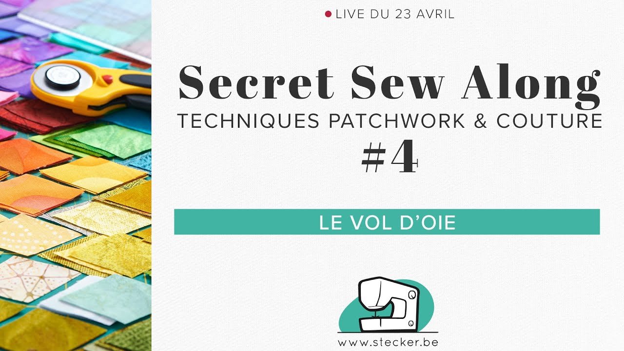 Secret Sew Along #4 - Le vol d'oies (Patchwork)