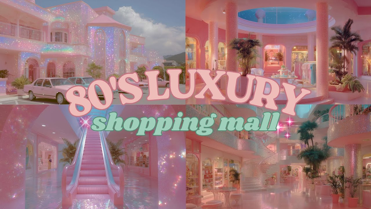 🌸 Dream Mall Ambience · Smooth Jazz & Retro Synth ✨