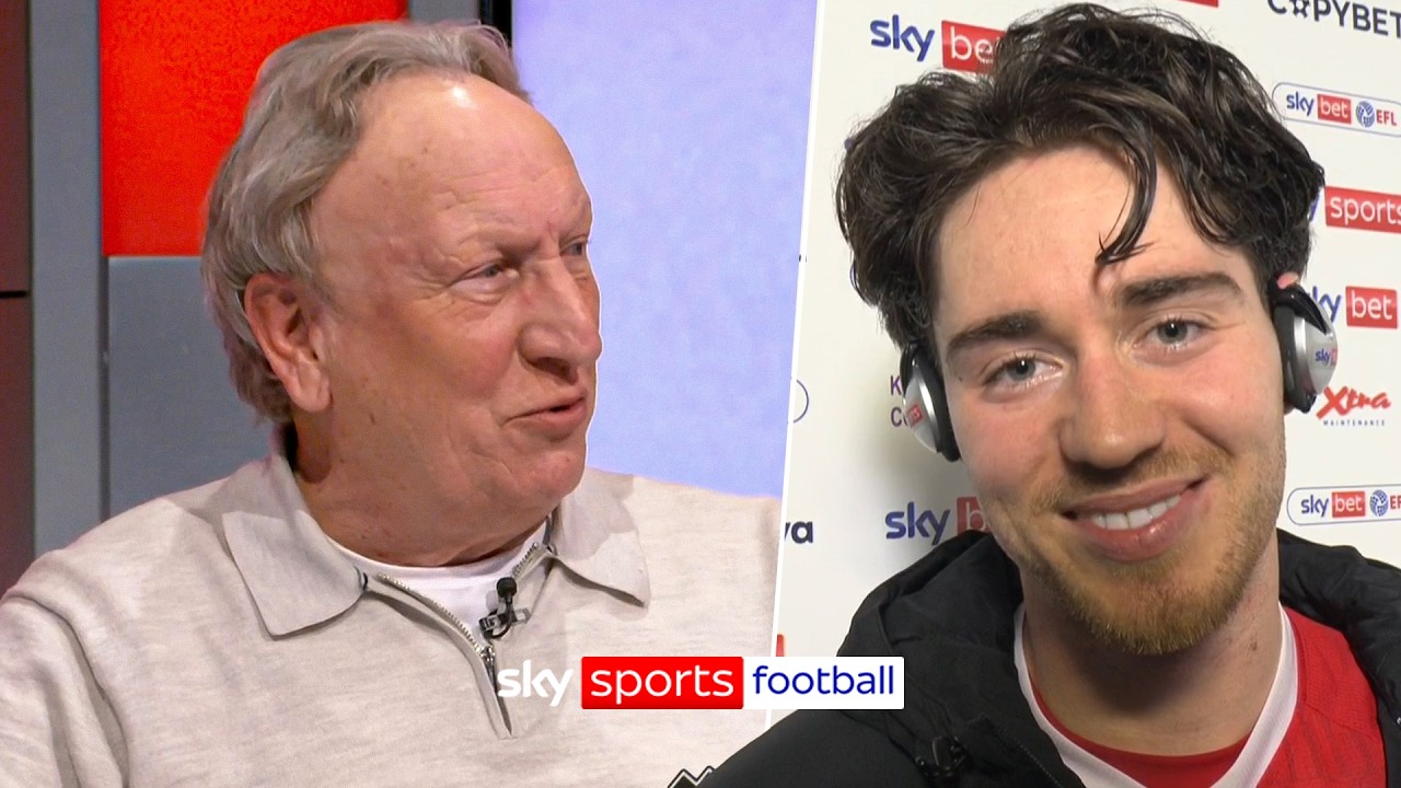 Neil Warnock and Hayden Hackney's wholesome interview 🥺