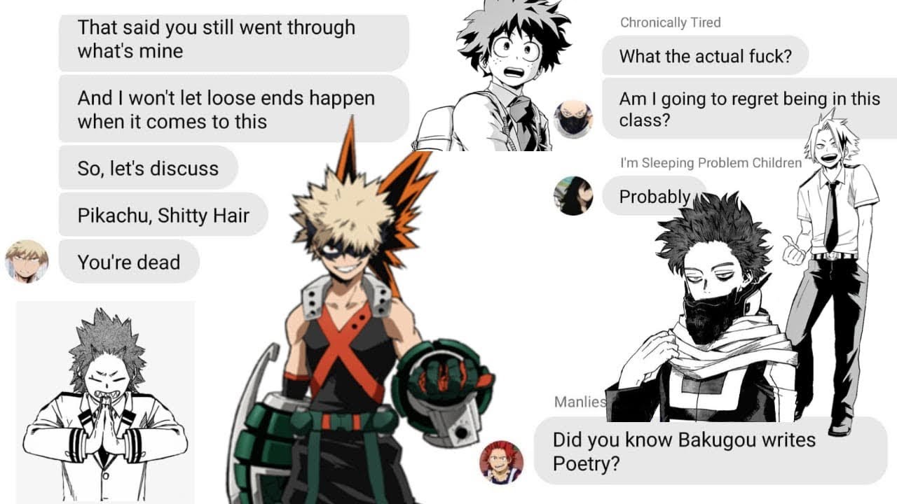 BNHA-2k Special//Bakugou Writes Angsty Poetry?! Part 1/2 (Much Angst)