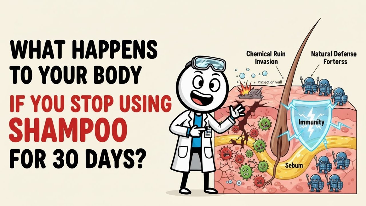 What Happens to Your Body If You Stop Using Shampoo for 30 Days | Science Explained
