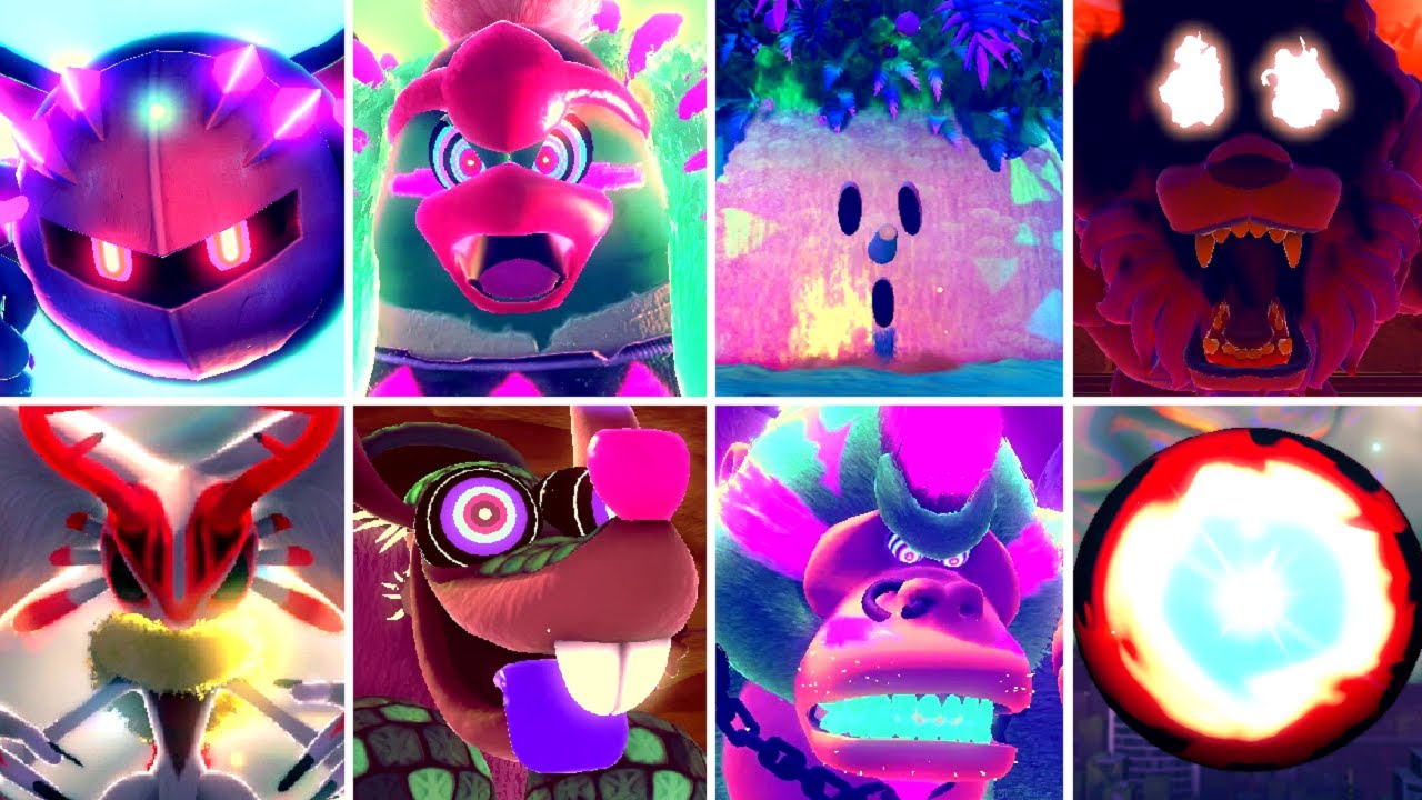 Kirby and the Forgotten Land - All Phantom Bosses & Secret Bosses