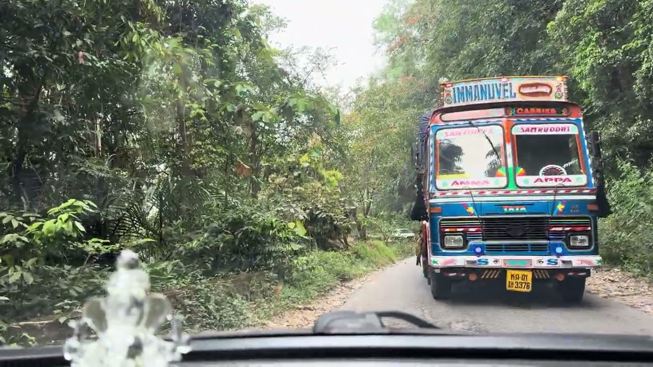 🛣️ Exploring Charmadi Ghat &ndash; Attigere | Scenic Western Ghats Drive 🌿🌧️ part 1