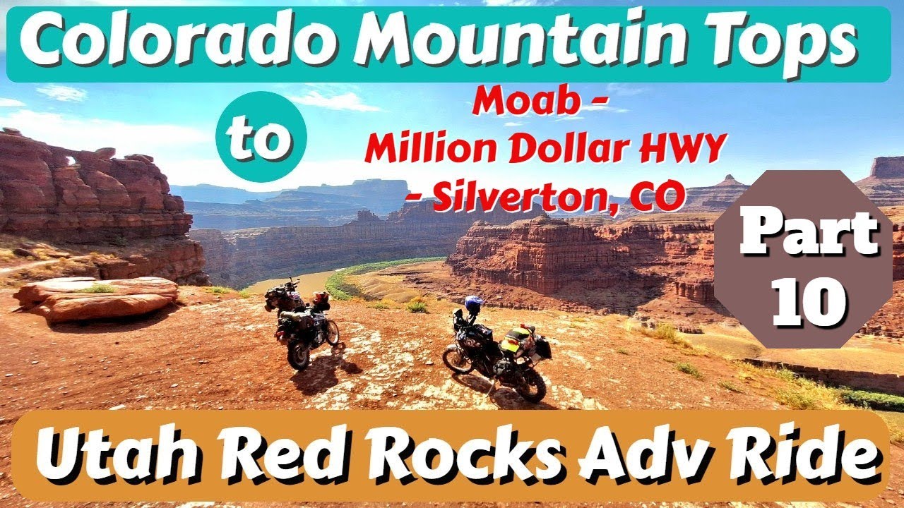 DR650 Part 10 of the Colorado Mountain Tops to Utah Red Rocks Motorcycle ADV : 