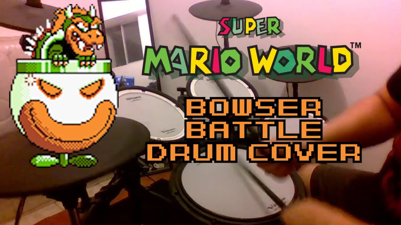Super Mario World (SNES) - Bowser Battle (Drum Cover)