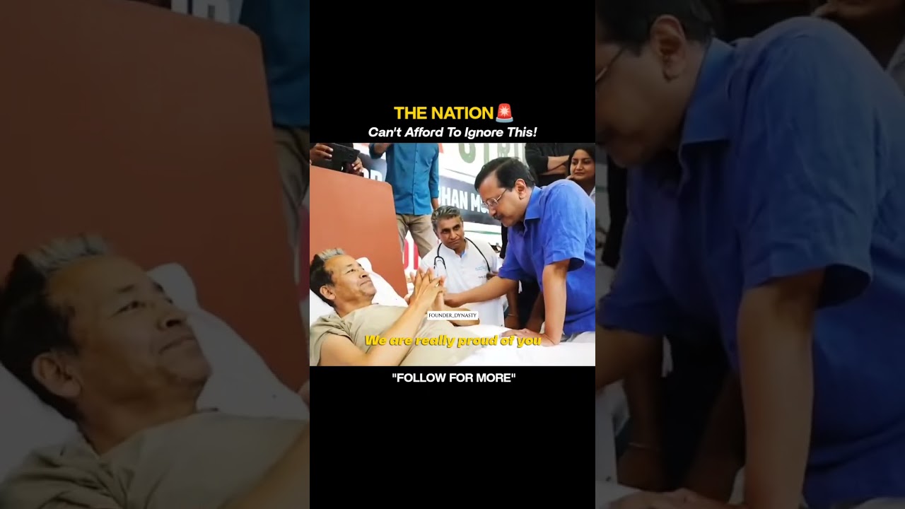 Kejriwal meets Sonam Wangchuk #SonamWangchuk