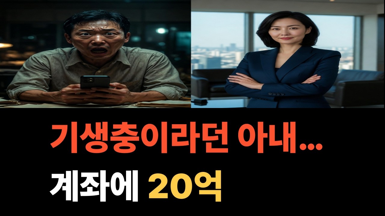 이혼 서류 던지며 내쫓은 아내가... 제 회사를 인수했습니다.