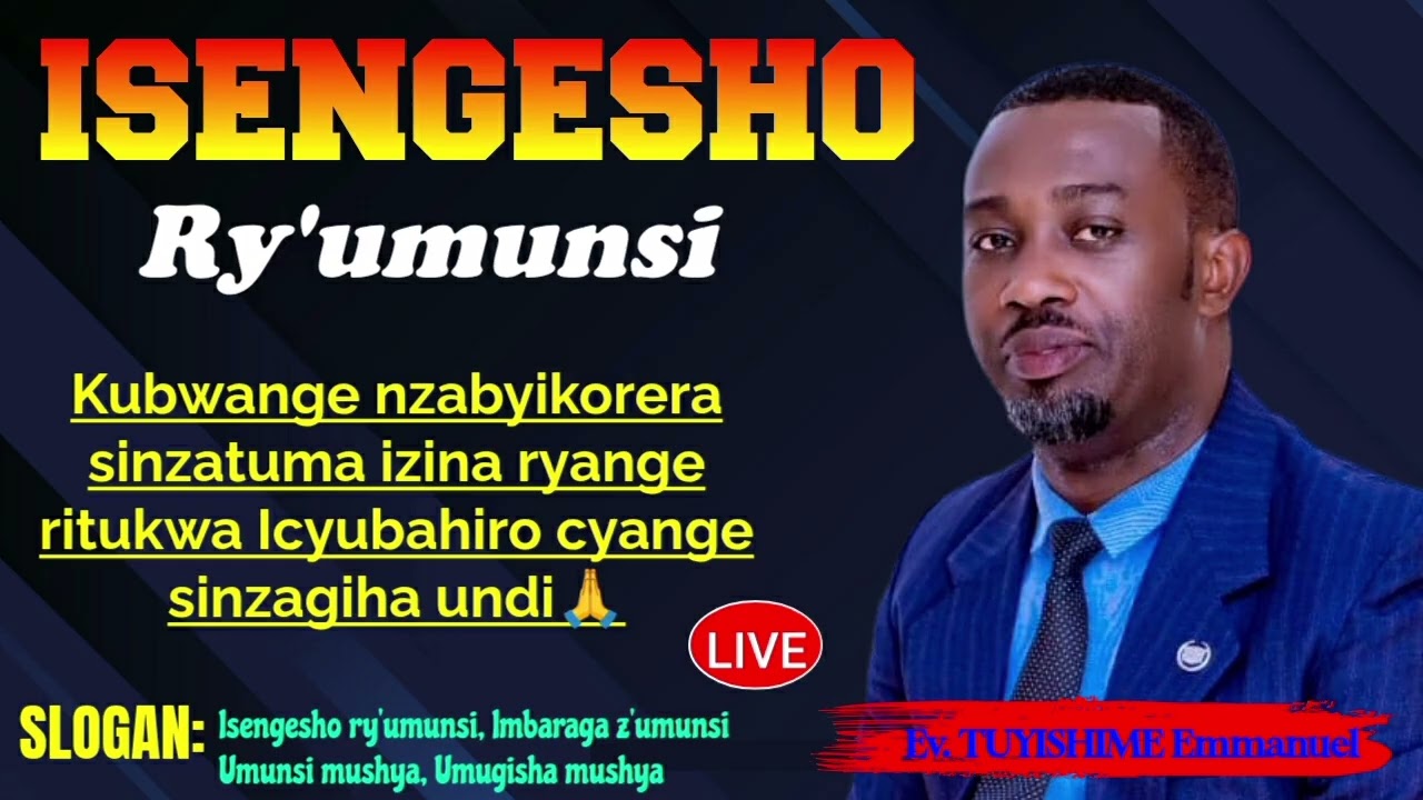 ISENGESHO RY'UMUNSI🙏// NGE UBWANGE NZABYIKORERA SINZATUMA IZINA RYANGE RITUKWA🙌