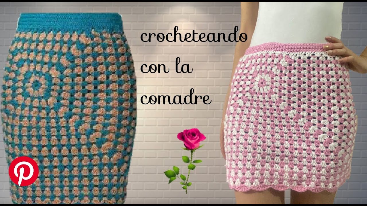 tutorial Falda✨ Claudia tejida Crochet Facil y Rapido #1