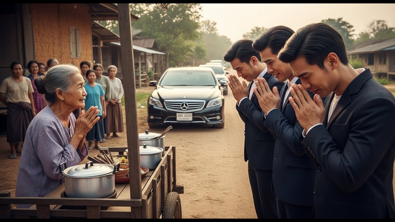 เธอเลี้ยงเด็กกำพร้า 3 คนฟรีทุกวัน…หลายปีต่อมาพวกเขากลับมาพร้อมความร่ำรวยและความกตัญญู