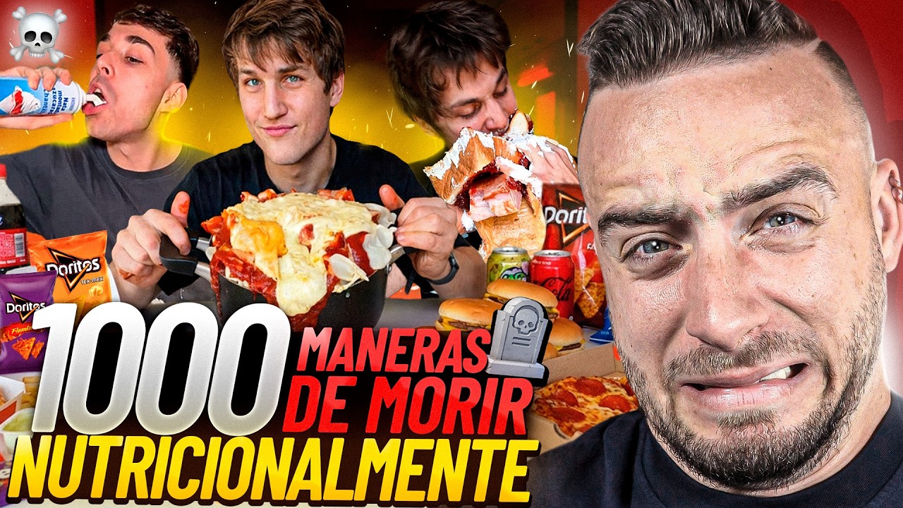 ¿QUIERES MORIR JOVEN?❌COME ASÍ 🤢 DESAYUNO MONSTRUOSO y TODO POR HACERSE VIRAL