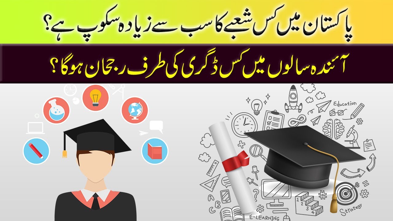 Most Trending Fields in Pakistan :: Degree Programs with Highest Scope :: PakEduCareer