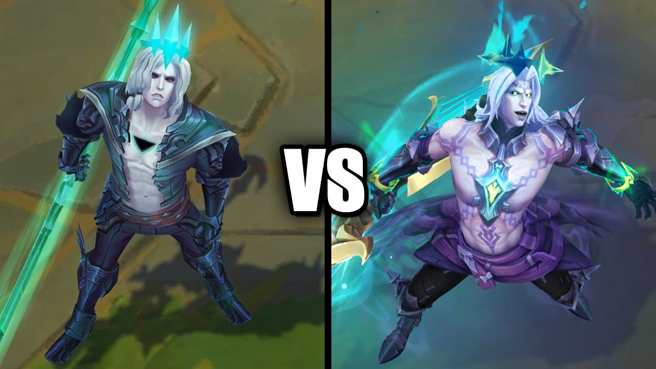 Revenant Reign Viego vs Original Base Viego Skin Comparison (League of Legends)