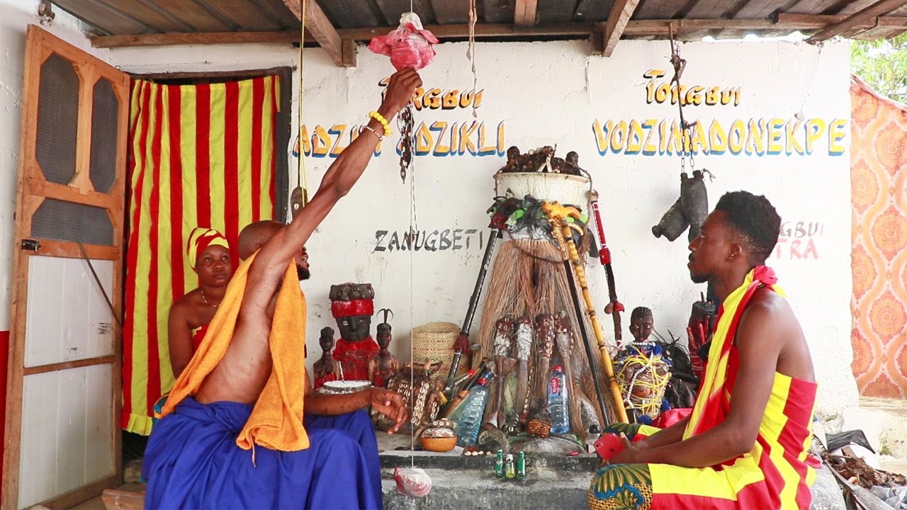 Surprising As A Gods Walk On The Line: One Of The Powerful Shrines In Klikor Volta Region.