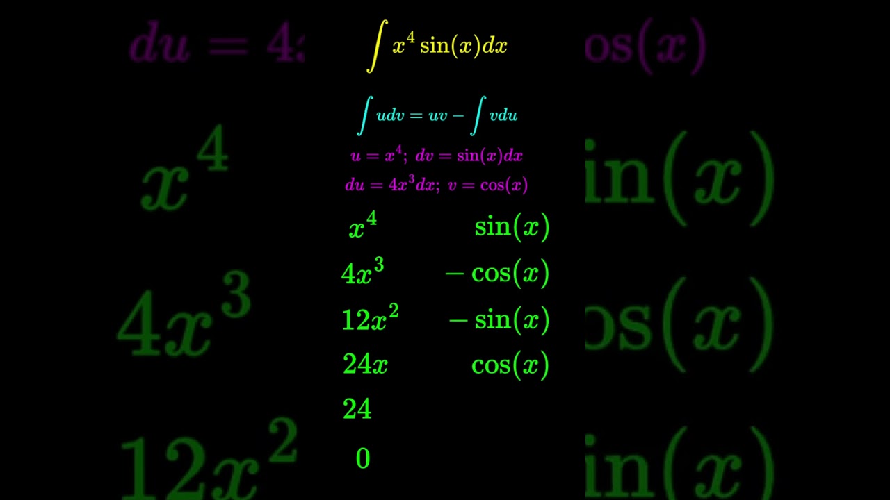 Интегрирование по частям. #integration #maths #math #calculus #realanalysis