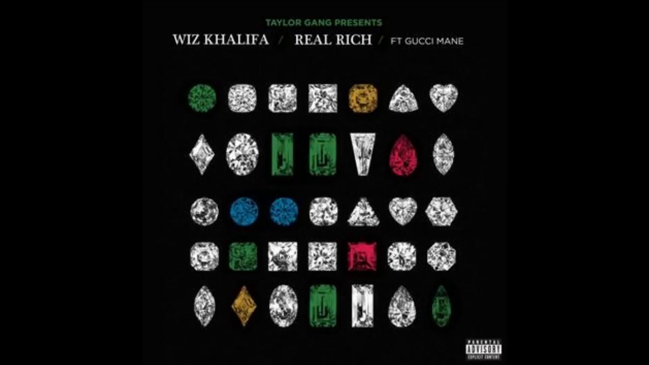 Wiz Khalifa ft. Gucci Mane -  Real Rich SLOWED DOWN