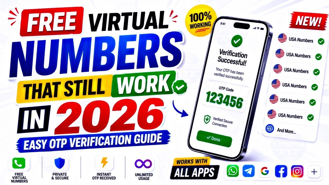 Get Free Temporary Number for Whatsapp OTP | Unlimited Virtual Number for OTP